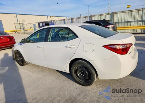 2018 Toyota Corolla Le from USA, damaged, VIN 2T1BURHE7JC036244
